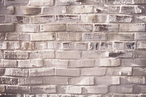 Free Photography of White Brick Wall Stock Photo