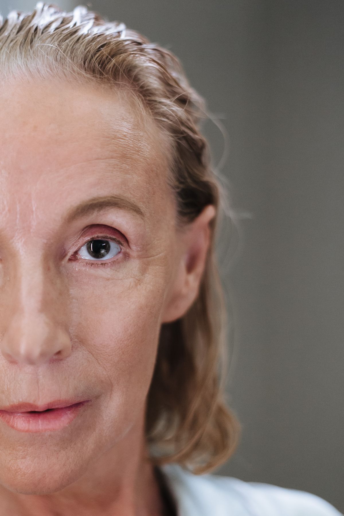 Mature woman with naturally radiant skin