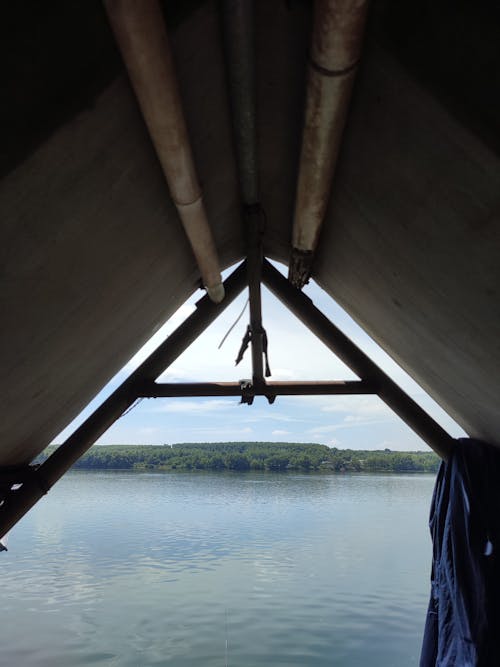 Foto d'estoc gratuïta de cabana, embarcació d'aigua, llac