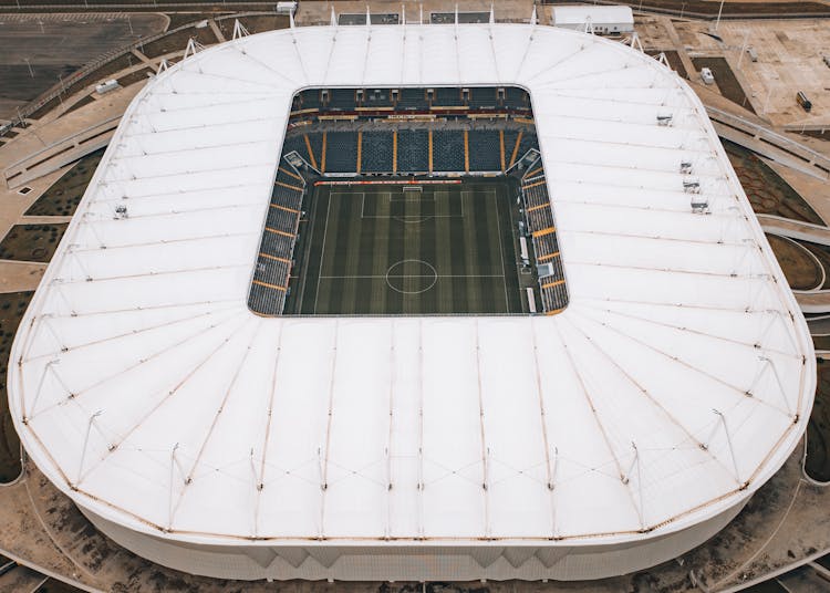 Drone Shot Of A Rostov Arena