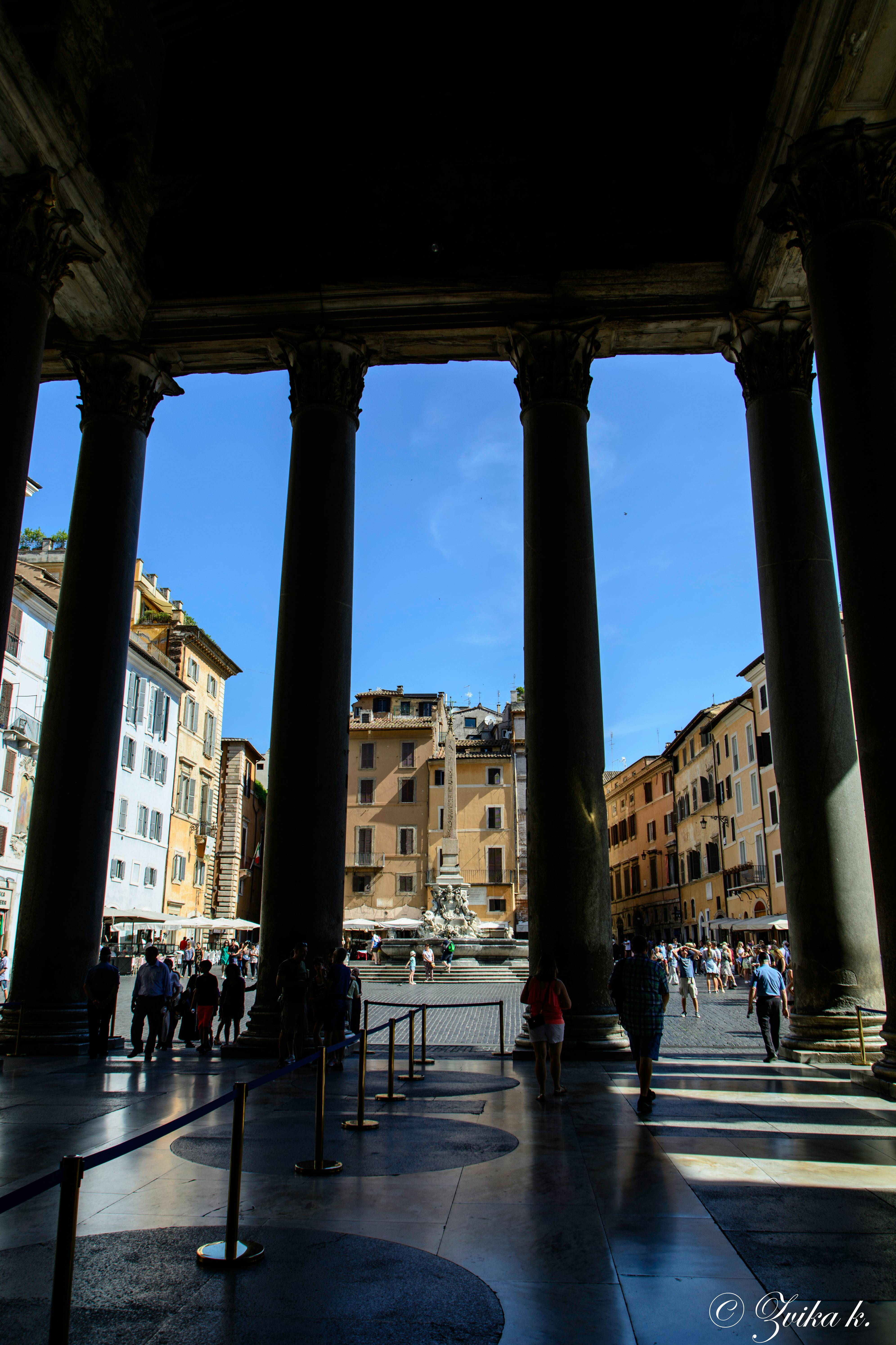 A crystal-clear lake