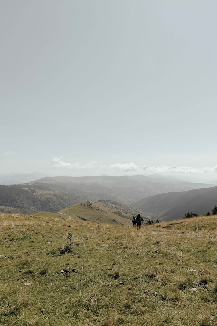 Clear Sky Over Hills