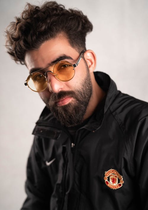 A Bearded Man Wearing Sunglasses 
