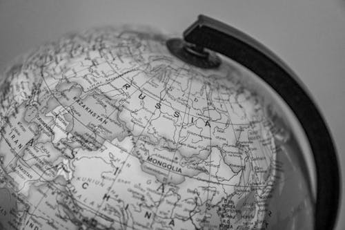 Dünya haritası, gri tonlama, harita içeren Ücretsiz stok fotoğraf