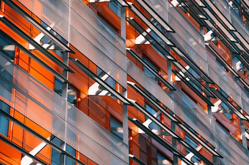 Facade of a Modern High Rise Building 