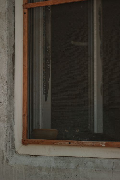 Close-up of a Window with a Wooden Frame · Free Stock Photo