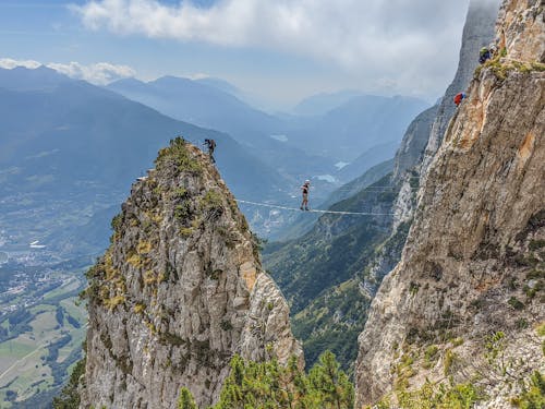 Fotobanka s bezplatnými fotkami na tému Alpy, horolezec, horskej krajiny