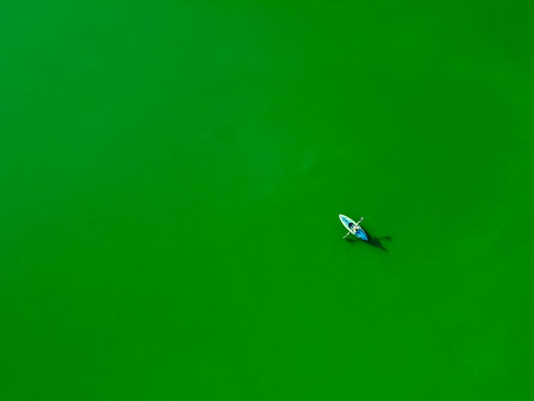 A Kayak On A Lake