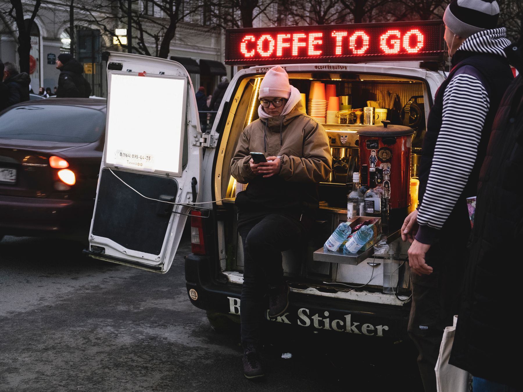 Highbury Corner — man and van team loading a removal van