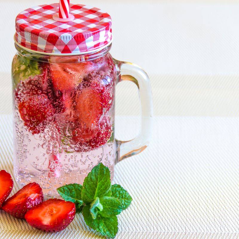 Strawberry Mint Water