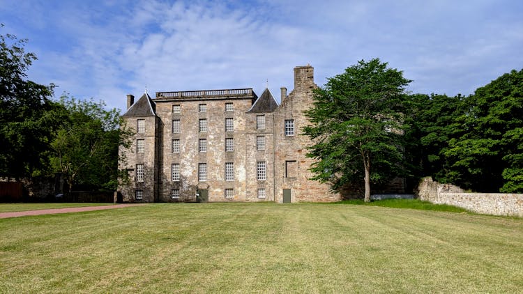 Kinneil House Under Blue Sky