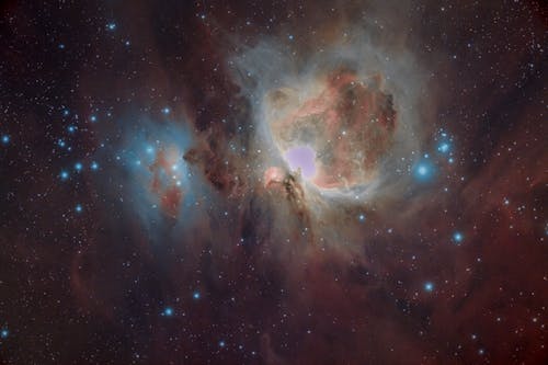 Foto d'estoc gratuïta de cel nocturn, espai exterior, nebulosa