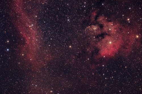 Nebula in Night Sky