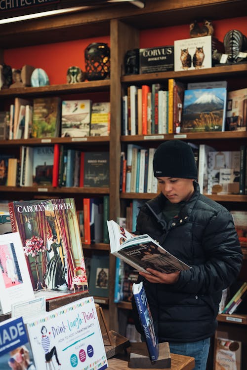 Man in a Bookstore 