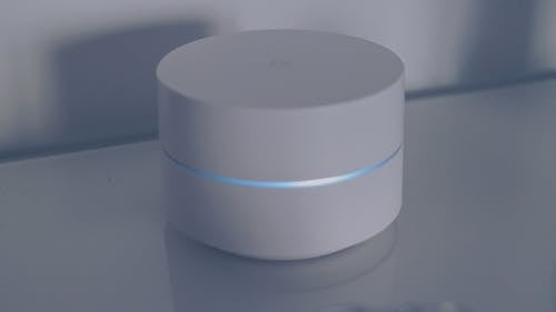 White Google Speaker