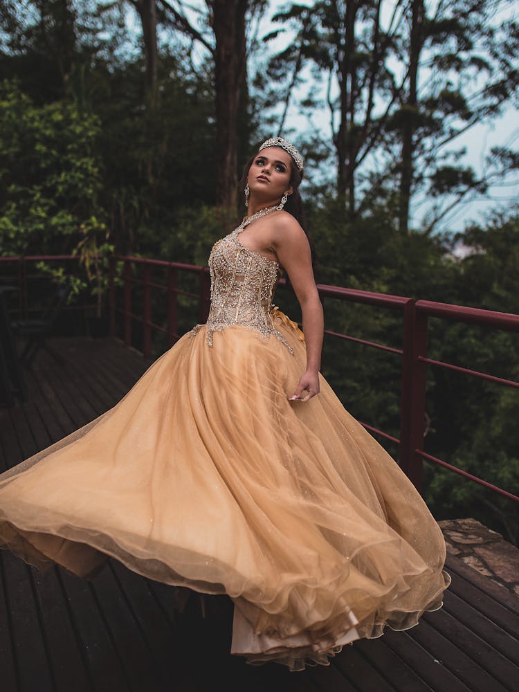 Bride In Dress