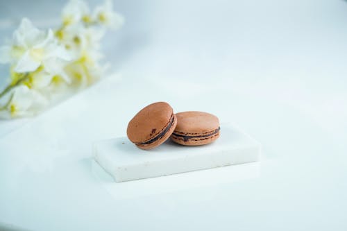 Fotobanka s bezplatnými fotkami na tému biele pozadie, cookies, fotografia jedla