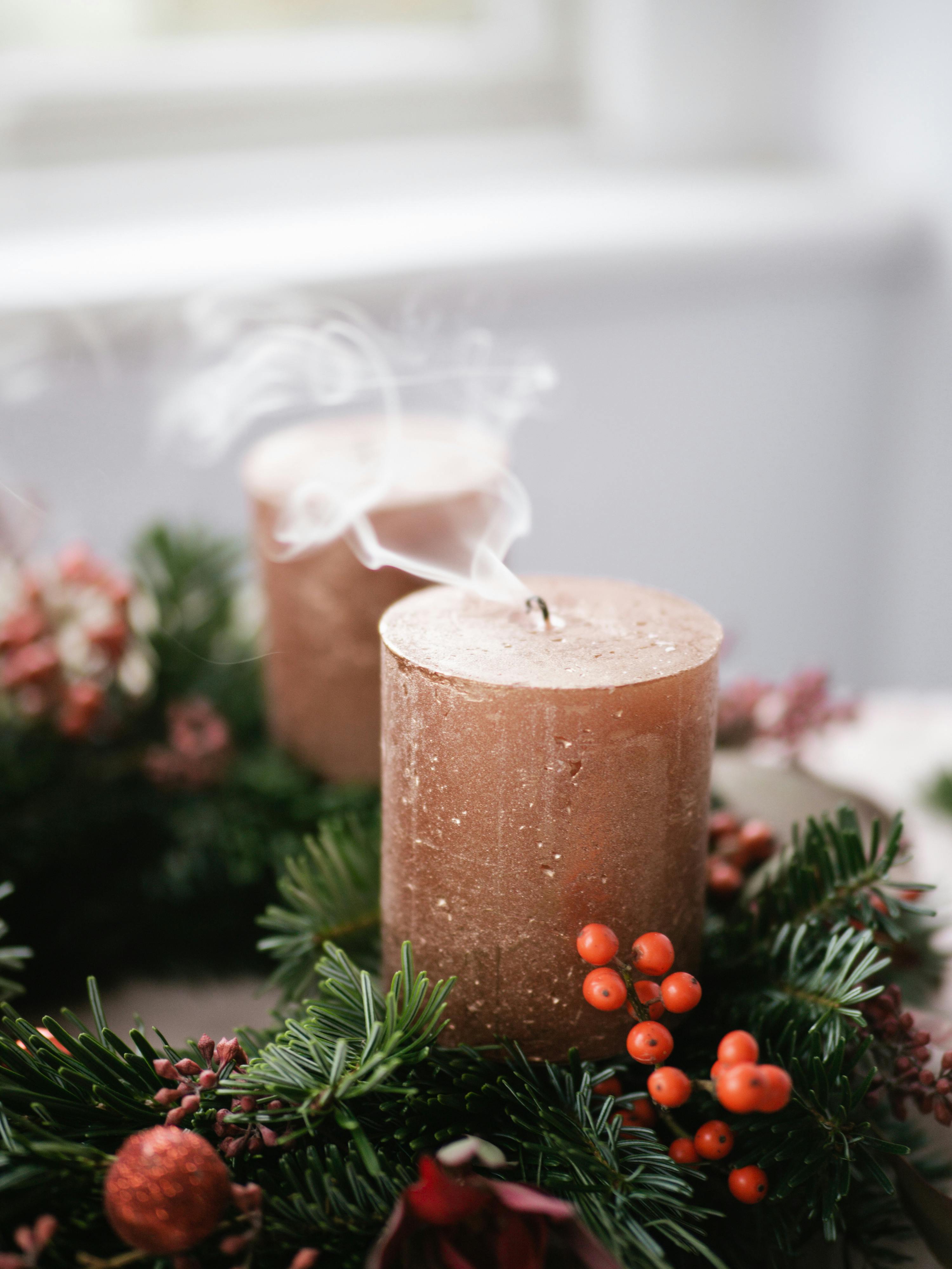 Smoke Coming Out of Snuffed Out Candles · Free Stock Photo
