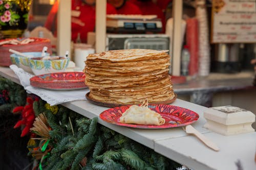 Foto profissional grátis de agradável, crepes, delicioso