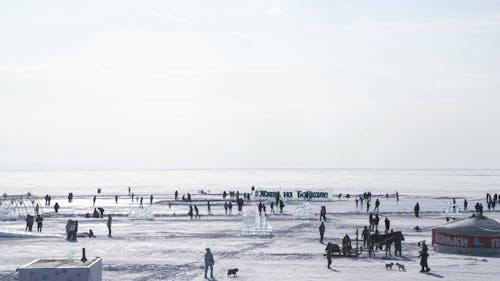 бесплатная Бесплатное стоковое фото с Аэрофотосъемка, зима, лед Стоковое фото