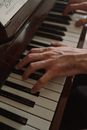 Person Playing Piano