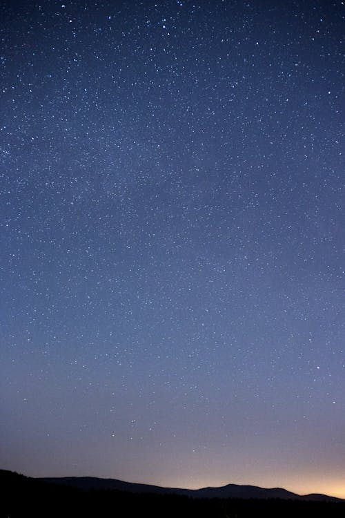 gece, gökyüzü, siluet içeren Ücretsiz stok fotoğraf