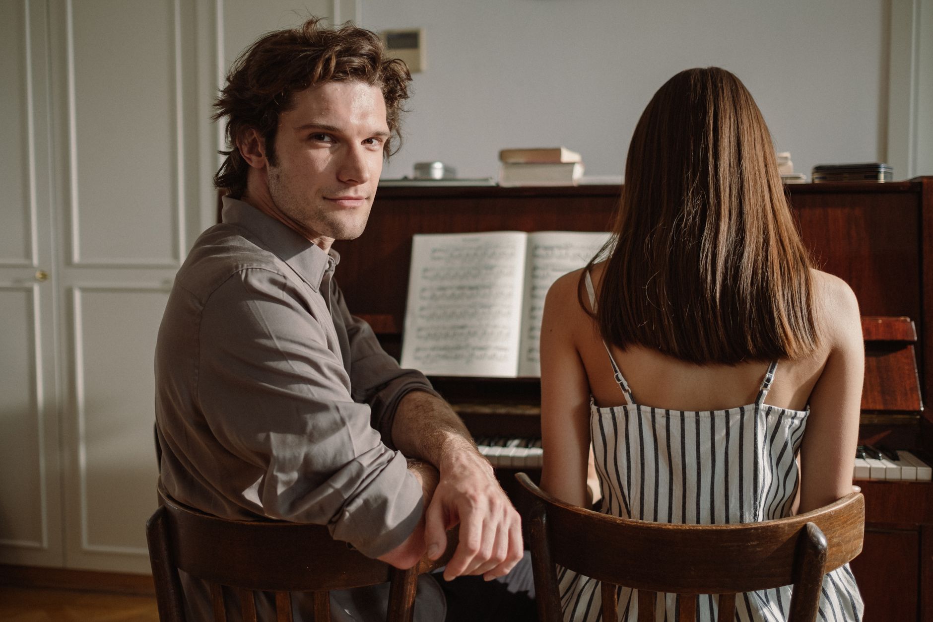 Jamie & Aurelia from Love Actually