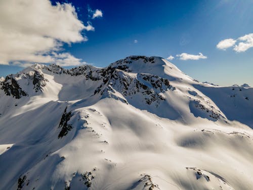 Gratuit Photos gratuites de hiver, montagne au sommet enneigé, neige Photos