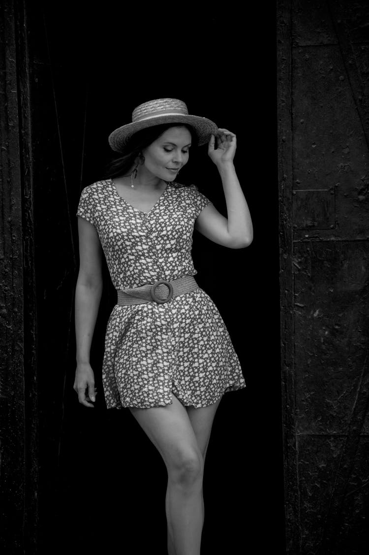 Woman In Retro Dress