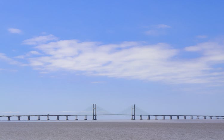 Oresund Bridge Connecting Denmark And Sweden 