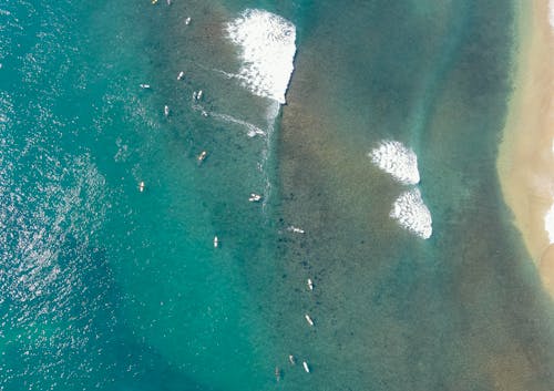 Fotos de stock gratuitas de cuerpo de agua, desde arriba, foto aérea