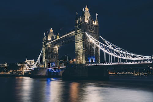 Free London Bridge During Night Time Stock Photo