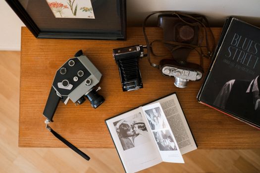 Some Vintage Things on a Desk