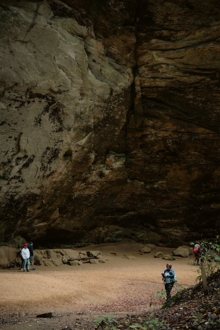 Ash Cave At Hocking Hills State Park, Ohio, United States 