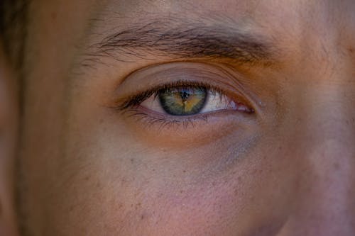 Free Close-Up Shot of a Person's Eye Stock Photo