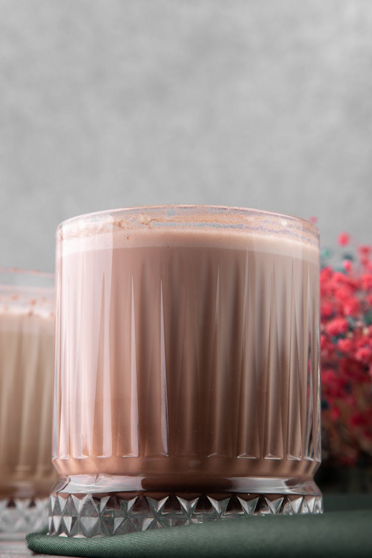 Close Up Of A Chocolate Drink