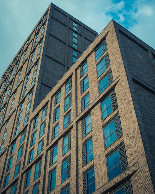 Low Angle Shot of a Building