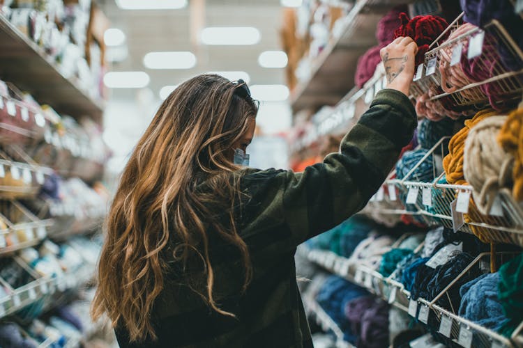 A Woman In A Store