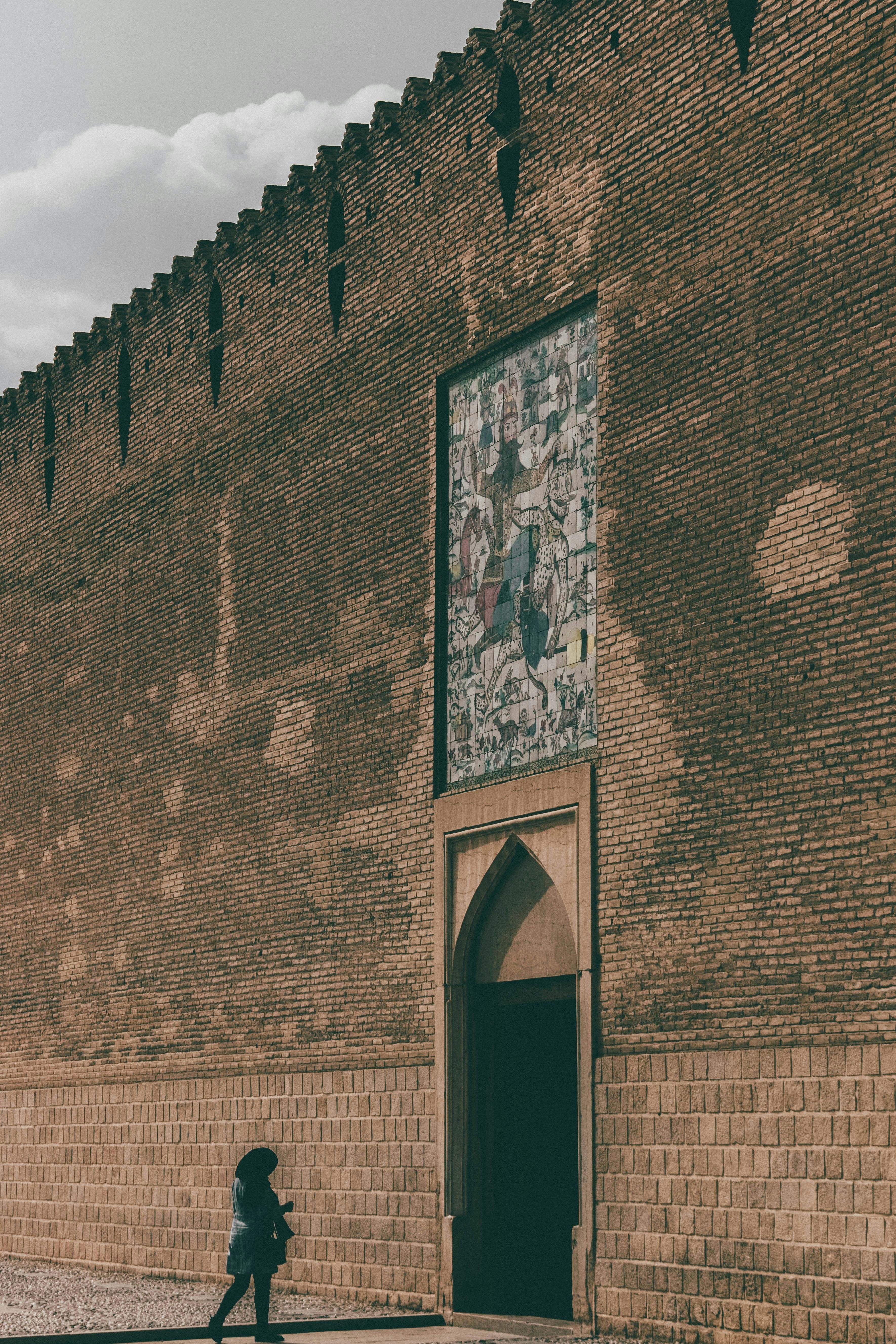 entrance of karim khan zand citadel of shiraz iran