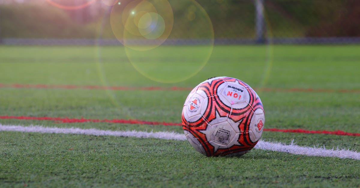 サッカーボールの無料の写真素材