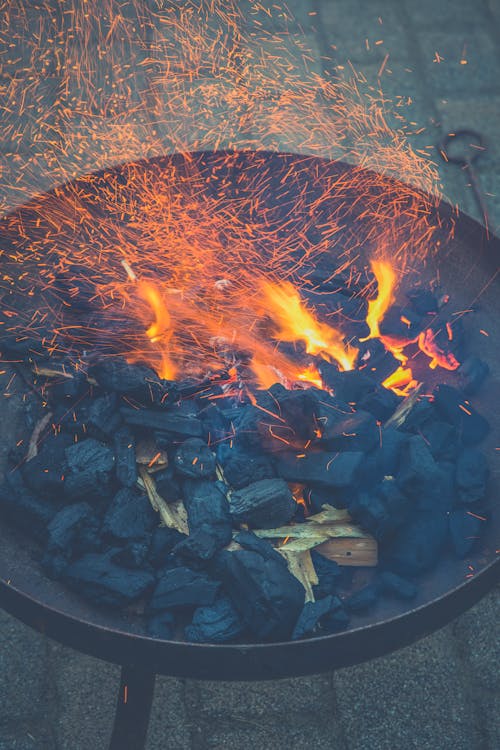 Free stock photo of charcoal, coal, fire