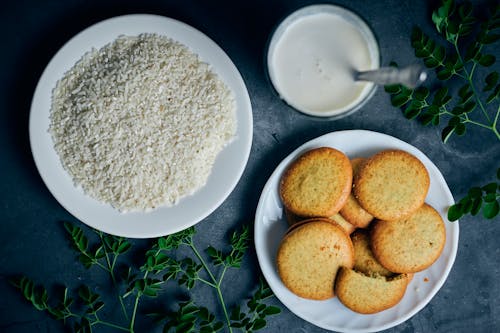 Foto profissional grátis de alimento, arroz, bacia