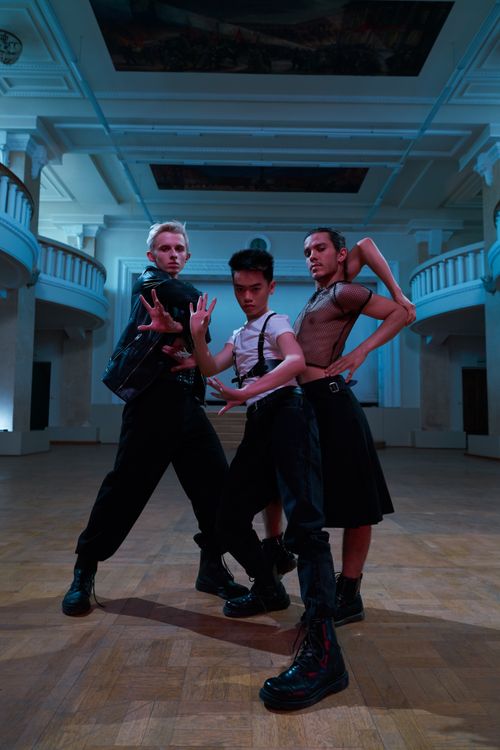 Set Dancing Group A Group of Dancers · Free Stock Photo