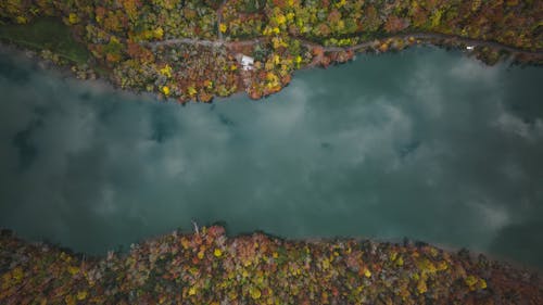 Foto profissional grátis de corpo d'água, fotografia aérea, rio