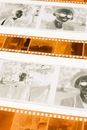 Camera Film on Light Table