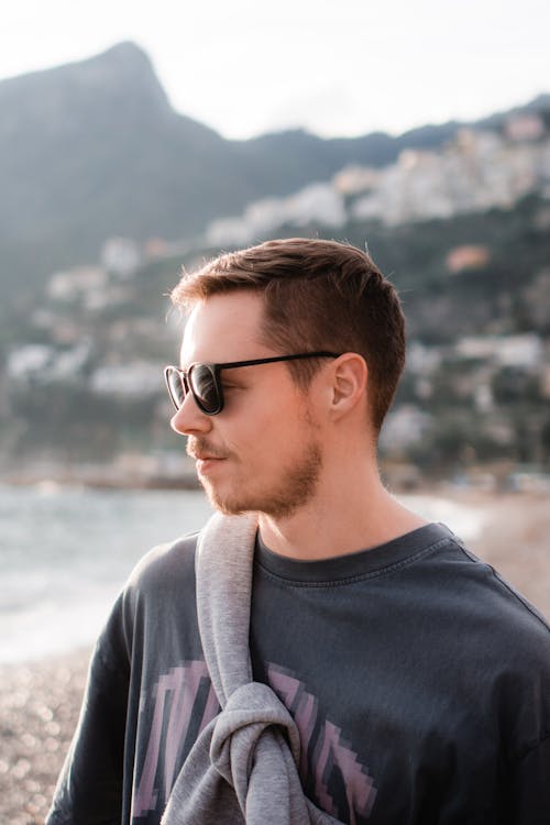 Kostenloses Stock Foto zu direkt am meer, direkt am strand, eine person