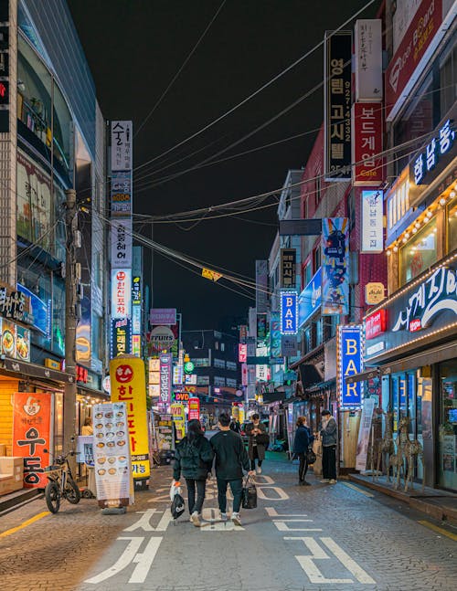 Gratis stockfoto met 's nachts, Azië, binnenstad