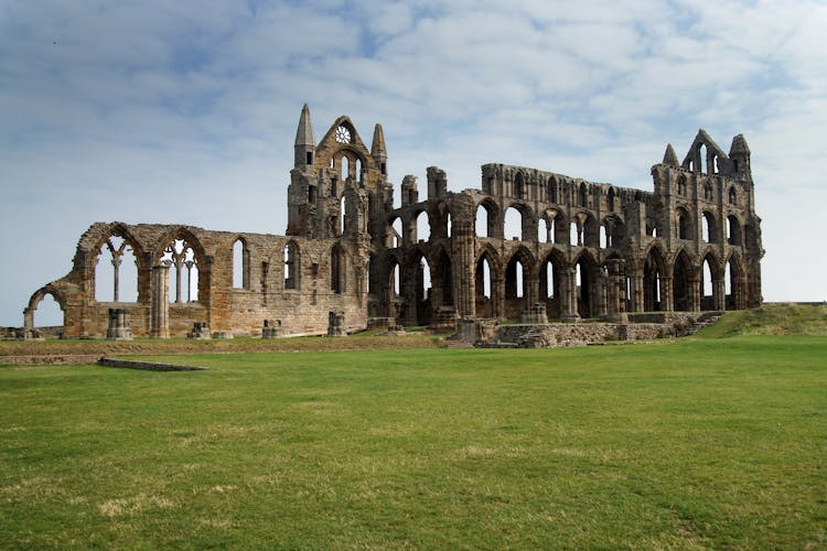 Ruins Of Whitby Abbey In England