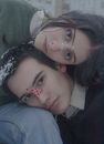 Couple's Faces in Close Up Photography