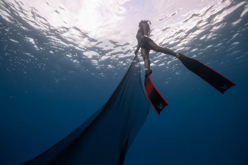 Δωρεάν στοκ φωτογραφιών με αυτοδύτης, βαθύς ωκεανός, βατραχοπέδιλα